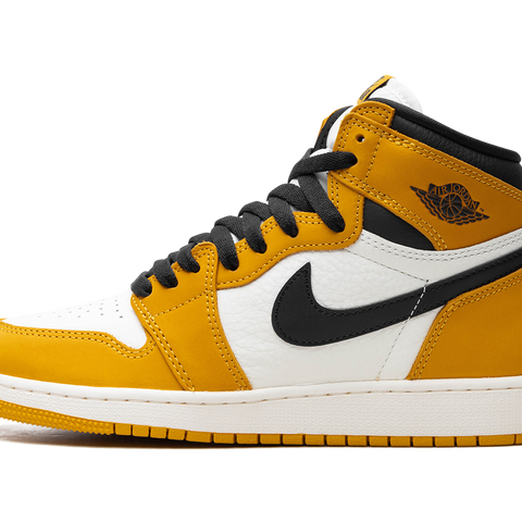 Air jordan 1 high yellow and black online