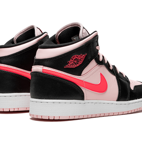 Nike Air Jordan 1 Mid store Atmosphere Pink Infrared Size 2Y