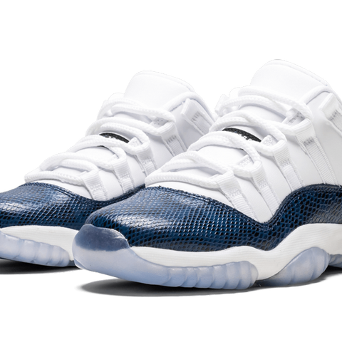 Jordan 11 snakeskin blue grade school hotsell