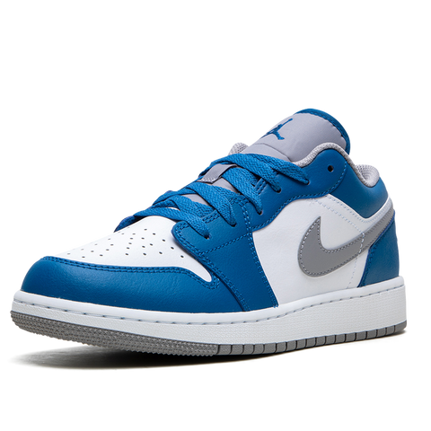 Air jordan 1 low true blue store size 4Y