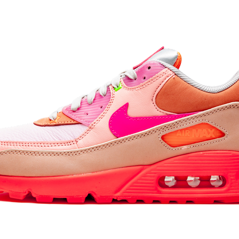 Nike Air Max 90 bright crimson shops /pure platinum