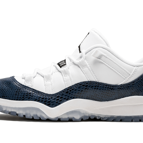 Nike Air outlet Jordan 11 Retro Low PS Snakeskin Navy Blue White CD6848-102 Size: 3Y