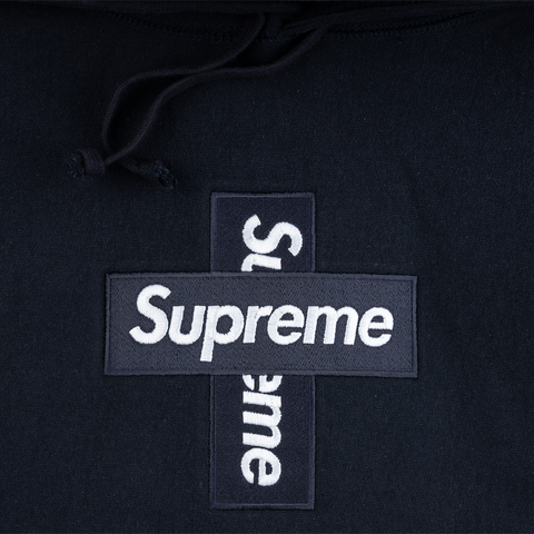 Supreme cross hotsell box logo hoodie