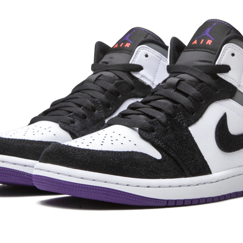 NEW Nike Air Jordan 1 Mid SE Men Size 10 popular Suede Varsity Court Purple 852542-105