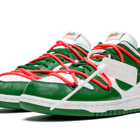 Off-white x 'dunk low pine green release date hotsell