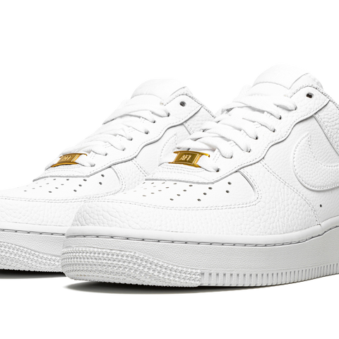 Air force 1 low white and gold on sale