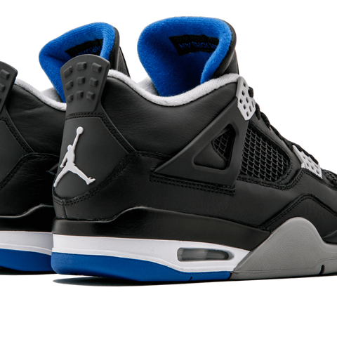 Jordan 4 black motorsport best sale