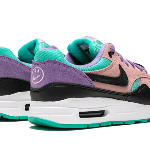 Nike Air Max 1 GS “Have factory a Nike Day” Youth Size 5 5Y Pink Purple Aqua Smiley Face