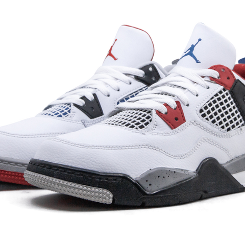 Air Jordan 4 hotsell Retro (PS) ‘What The' White-Military Blue-Fire Red 2Y BQ7669-146