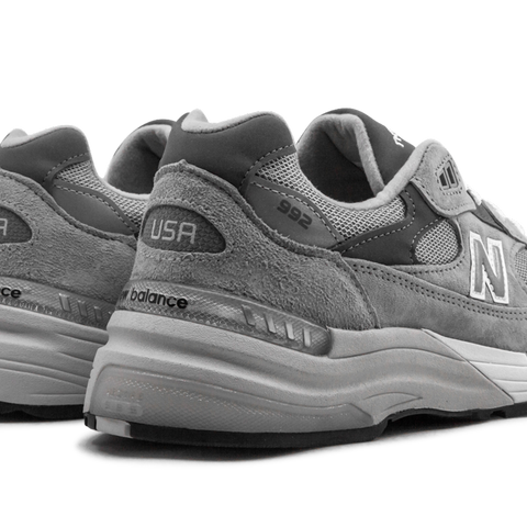 New balance 992 grey best sale