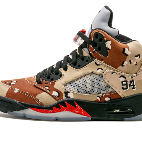 JORDAN Air Jordan 5 Retro Supreme Camo Stadium Goods