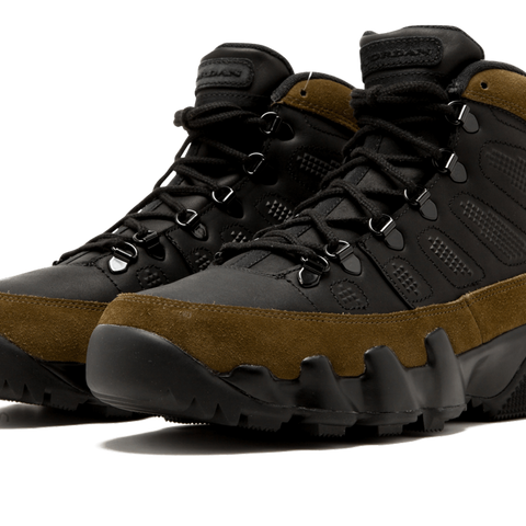 Jordan 9 boots olive on sale