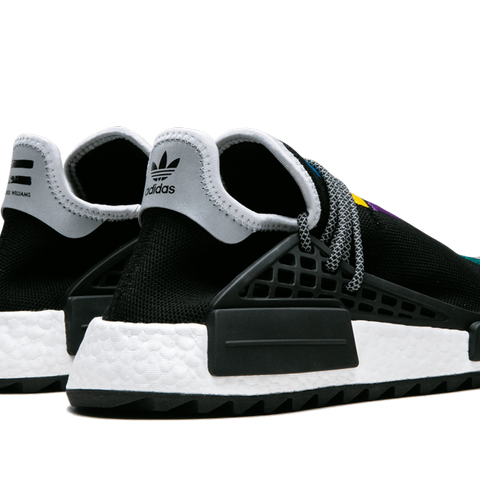 Pharrell x Adidas NMD high quality Hu Tri Color Black Running shoes Mens 8.5 Walk breathe