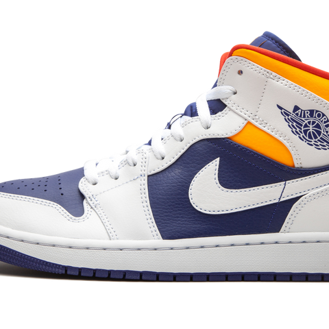 Orange and blue jordan 1 best sale