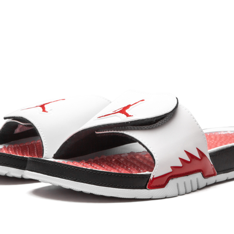 JORDAN Jordan Hydro 5 Retro Slide Fire Red 5 Stadium Goods