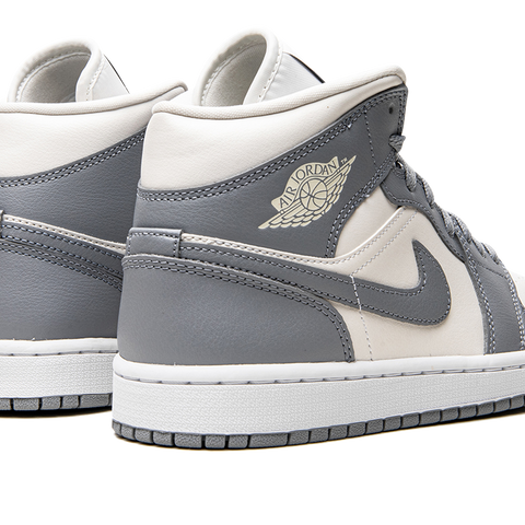 Nike Air Jordan 1 Mid Stealth Women's Size 9.5/8 discount Men BQ6472-115 Sail/Grey/White