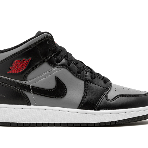 Nike Air shops Jordan 1 Mid 'Black Gym Red' 4Y