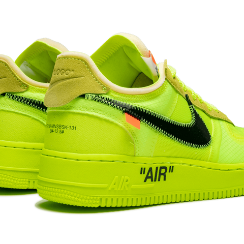 Off white x nike air force 1 volt best sale