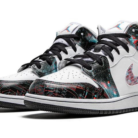 Jordan 1 mid hotsell take flight galaxy space shoes 3.5 youth