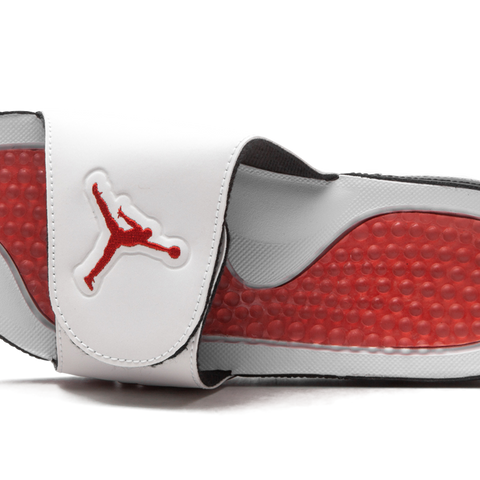 JORDAN Jordan Hydro 5 Retro Slide Fire Red 5 Stadium Goods