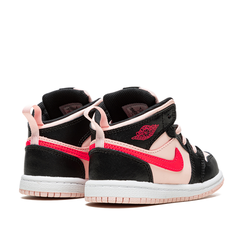 Nike Air Jordan 1 mid TD Toddler on sale Atmosphere/Black/Infrared