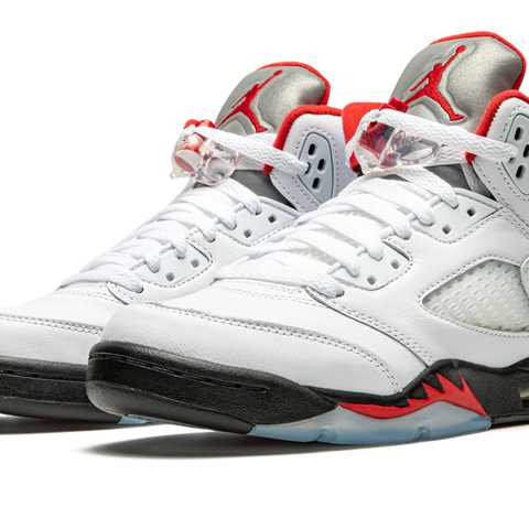 Jordan offers V Retro (Fire Red/Silver Tongue), Youth Size 12C - $85