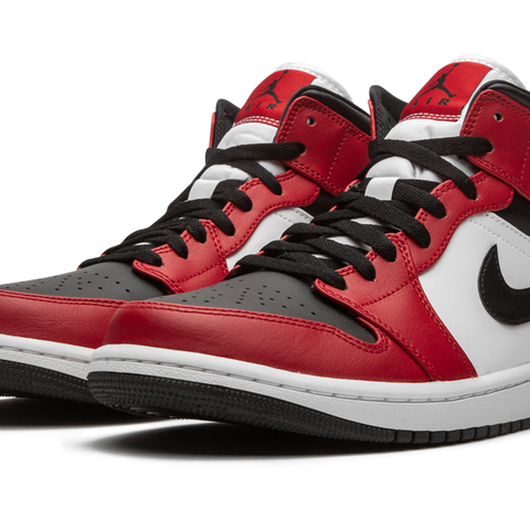 Air Jordan 1 Mid outlet Chicago black toe