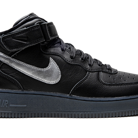 Black popular air force 1,little silver back bac