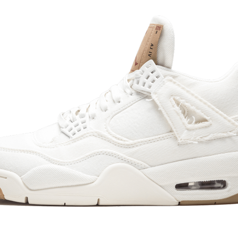 Air jordan 4 levi's white online