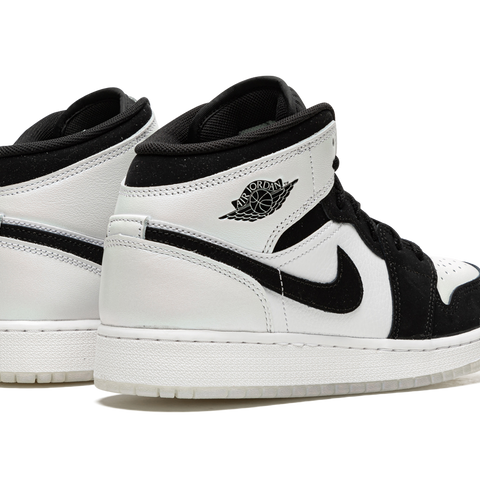 Nike Air Jordan 1 Mid SE Diamond GS 5y newest [DN4321-100]