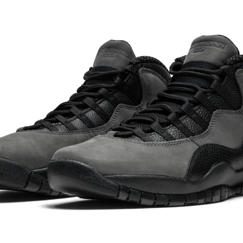 Jordan retro 10 black and gray on sale