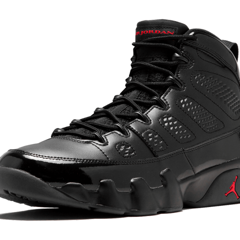 Air jordan 9 black and shops red