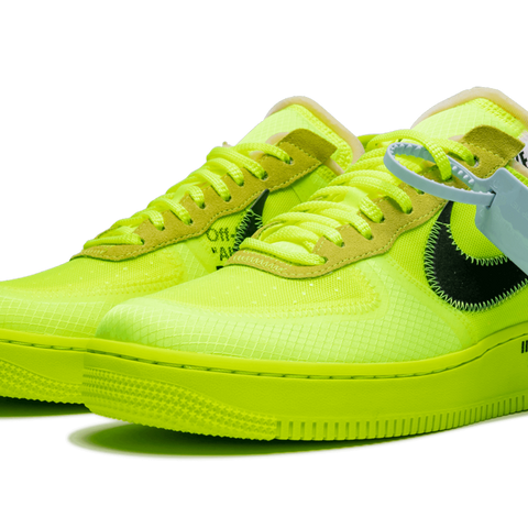 Off white nike air force 1 volt best sale