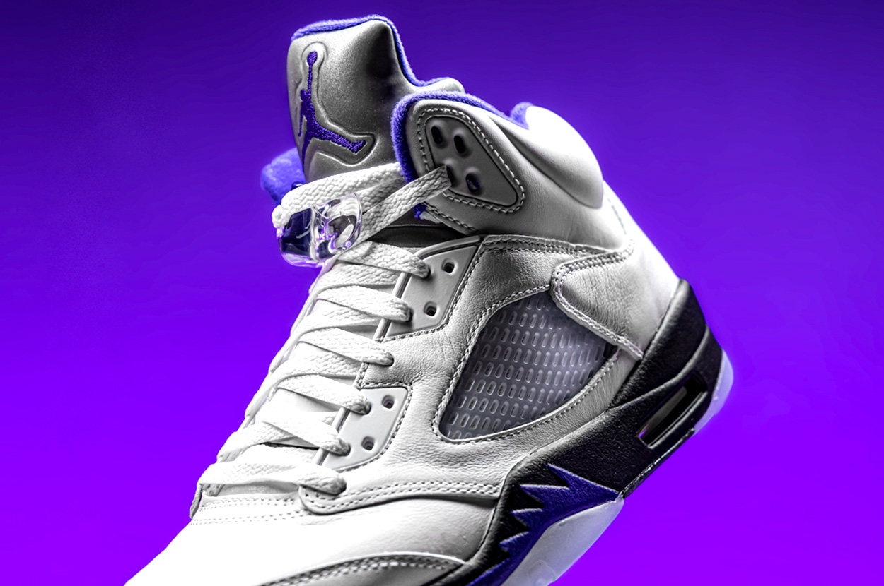 Air Jordan 5 White Cement Available Early at Stadium Goods