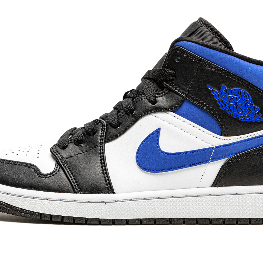 Blue and black and white jordans online