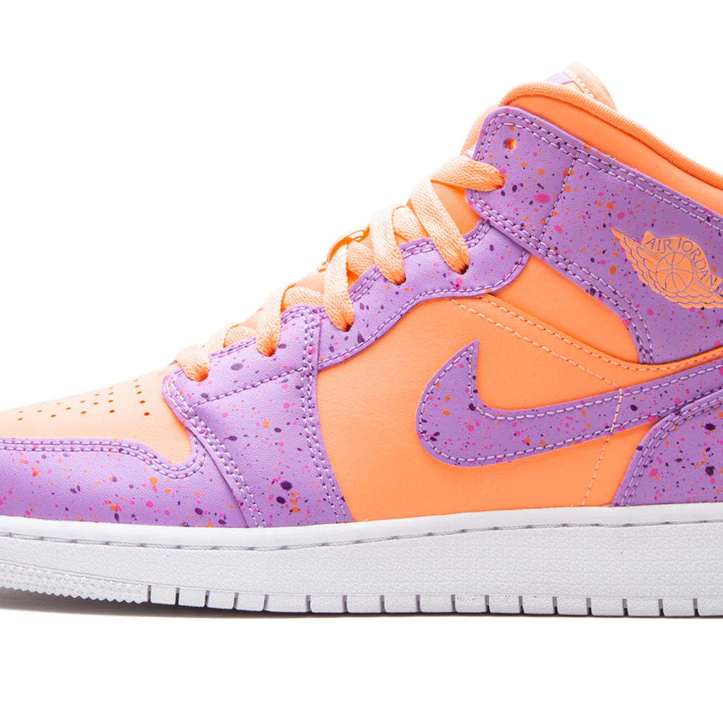 Jordan 1 Mid Atomic Pulse Paint Splatter Orange Purple shops Toddler Sz 8C AV5172-800