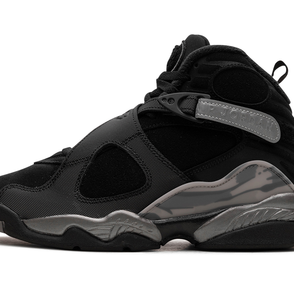 Kids Jordan 8 back popular matalic