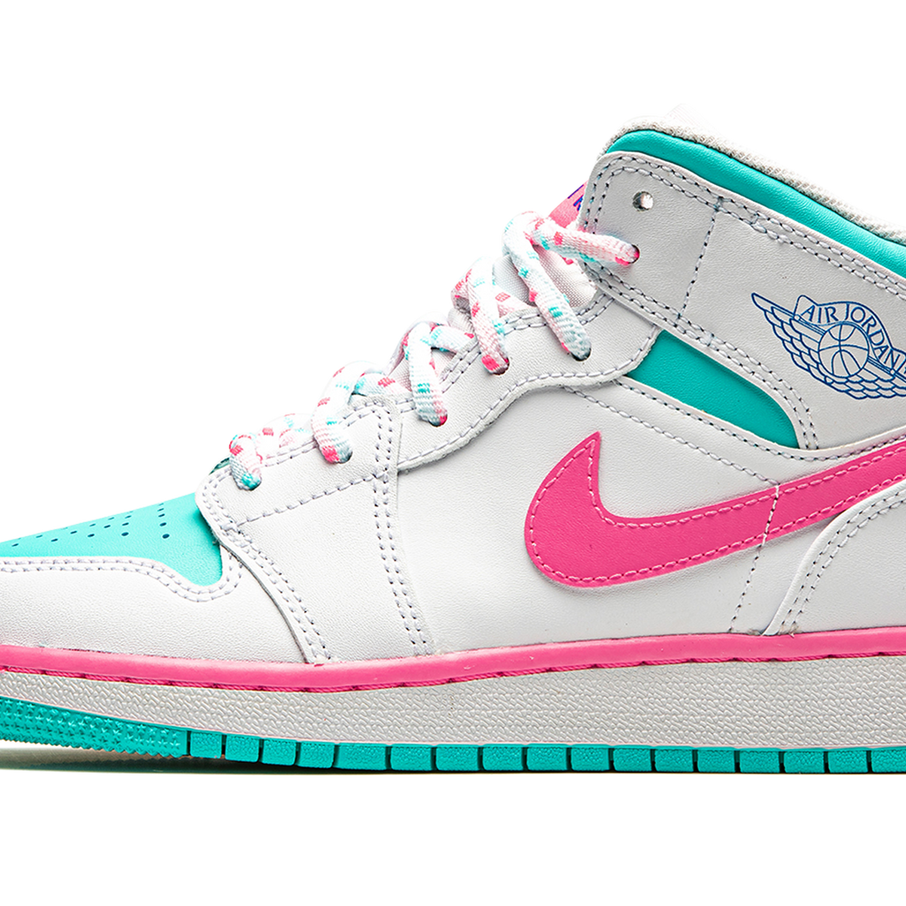 Air Jordan 1 Mid GS Digital Pink 555112 102 Stadium Goods