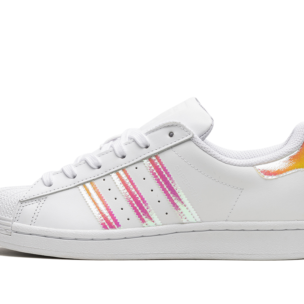 Adidas superstar iridescent 3d - grade school shoes best sale